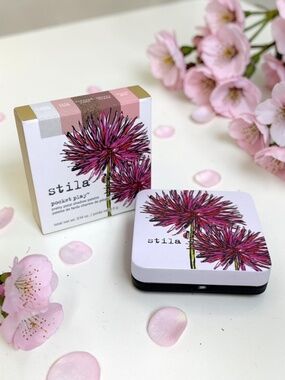 NWT & NIB Stila Pocket Play Pretty Petal Shadow Palette Floral Eye Makeup